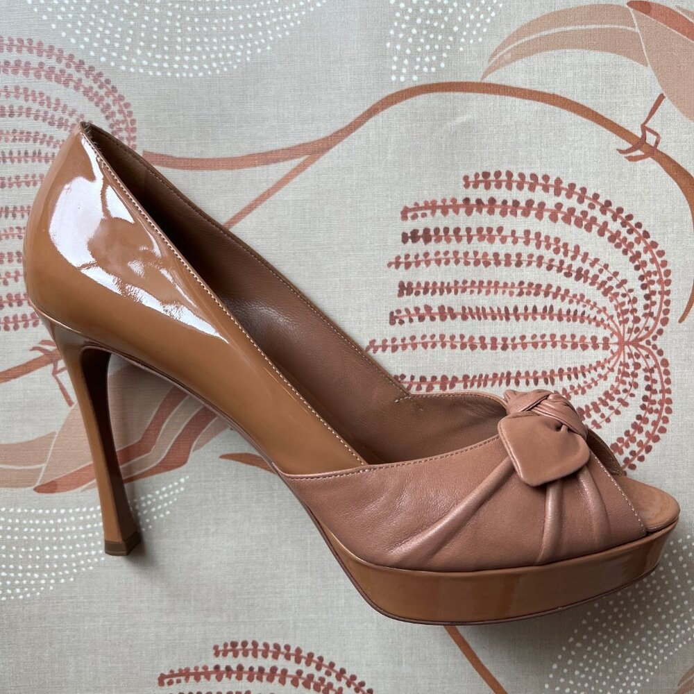 Yves Saint Laurent YSL Palais Bow Heels - Size 41.5 - Picture 9 of 10